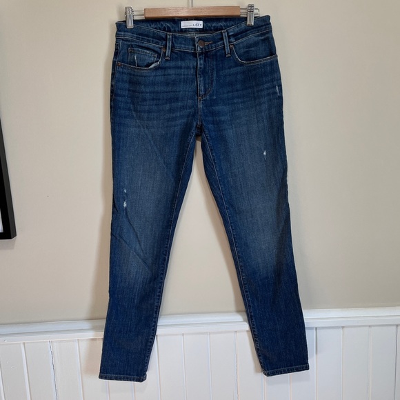 Loft modern skinny jeans size 27/4 - Picture 2 of 6